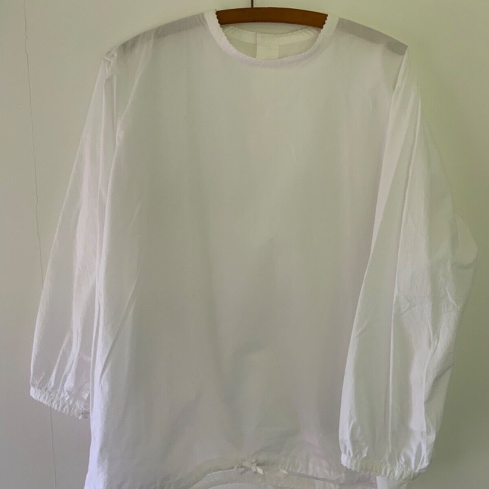 Chimala Long Sleeve White Cotton Top (L) - Picture 2 of 9